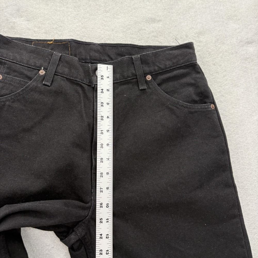 Vintage Levis 912 Jeans Womens 12 Black Slim Fit Tapered Leg Orange Tab Made USA - Picture 7 of 15